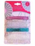 COMBS WITH STONES 2PK